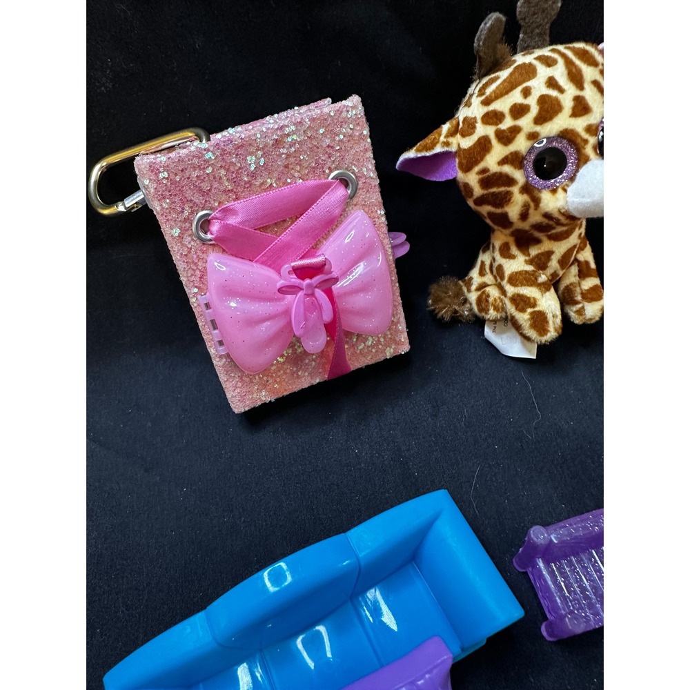 Mixed Toy Lot Ty Beanie Boos Barbie Car Dollhouse Furniture Jewelry Fidget Cube - Picture 6 of 6